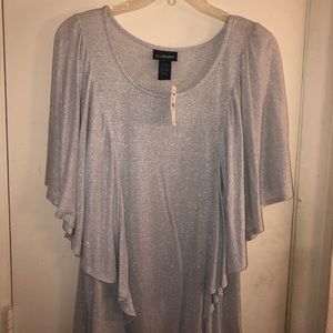 Silver Shimmer Top!